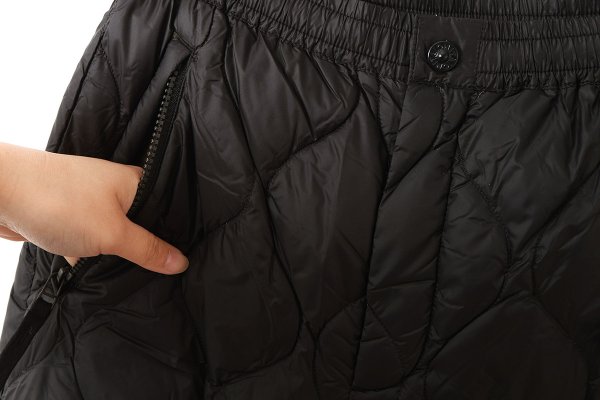画像7: ミリタリー スプリット ダウンパンツ-ソフトシェル (TAION-W159LSSKML-1:BK) (7)