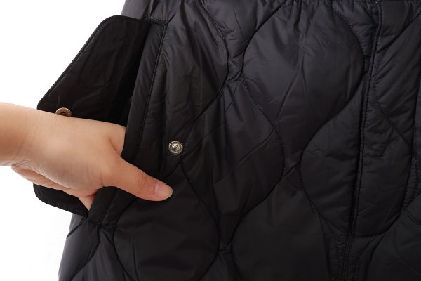 画像5: ミリタリー ダウンスカート-ソフトシェル (TAION-W150LSSKML-1:DNV) (5)