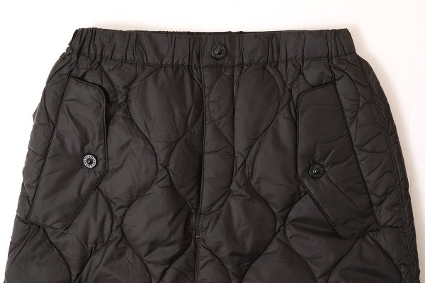 画像3: ミリタリー ダウンスカート-ソフトシェル (TAION-W150LSSKML-1:BK) (3)