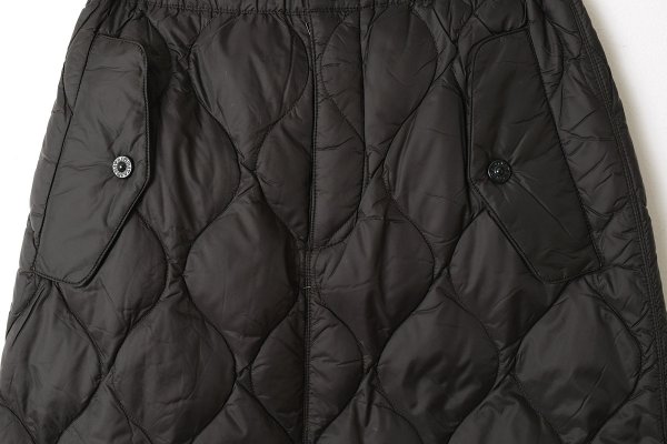 画像5: ミリタリー ダウンスカート-ソフトシェル (TAION-W150LSSKML-1:BK) (5)