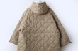 画像13: シティ 袖付き ダウンケープ (TAION-106CPCI:GBG) (13)