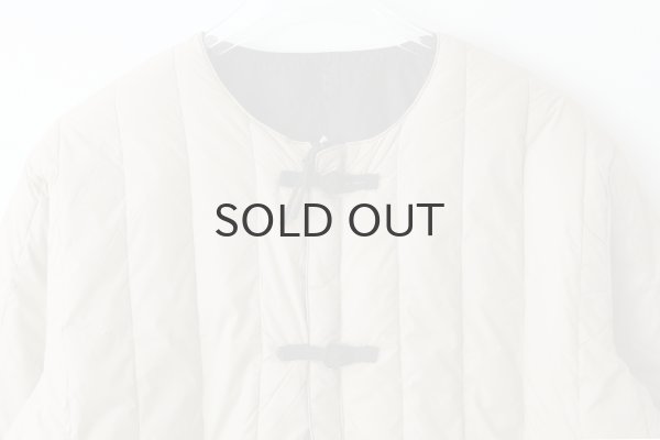 画像4: JPSP チャイナボタン ダウンジャケット (TAION-JK01JS:BG×BK) (4)