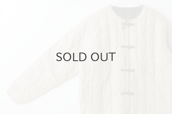 画像7: JPSP チャイナボタン ダウンジャケット (TAION-JK01JS:BG×BK) (7)