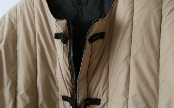 画像5: JPSP チャイナボタン ダウンジャケット (TAION-JK01JS:BG×BK) (5)