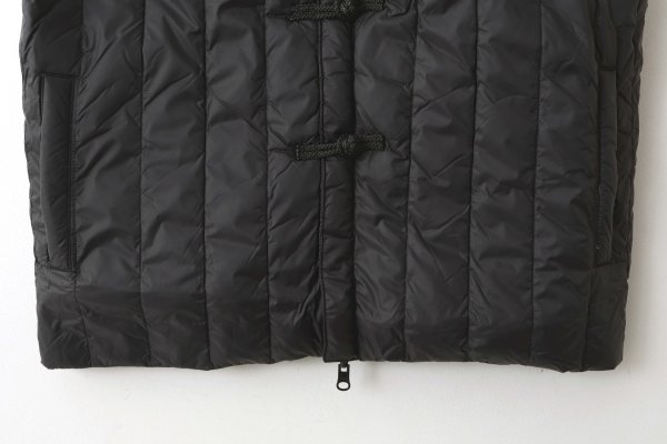 画像9: JPSP チャイナボタン ダウンベスト (TAION-V01JS:BK×BK) (9)