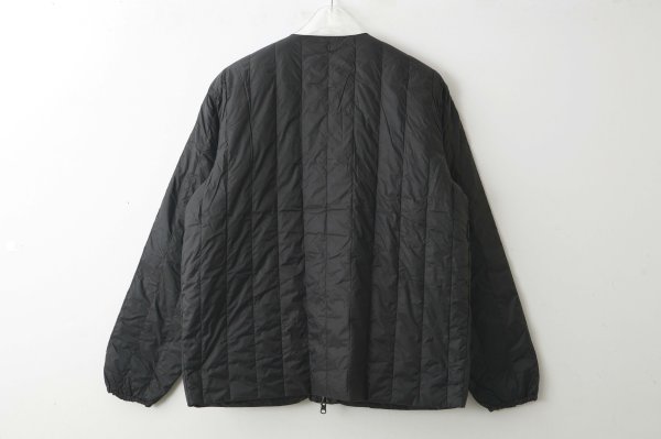 画像2: JPSP チャイナボタン ダウンジャケット (TAION-JK01JS:BK×BK) (2)