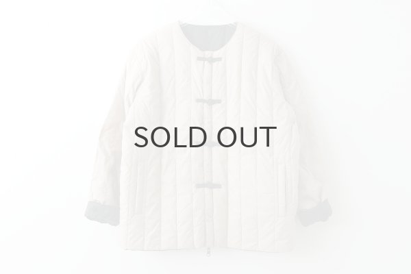 画像3: JPSP チャイナボタン ダウンジャケット (TAION-JK01JS:BG×BK) (3)