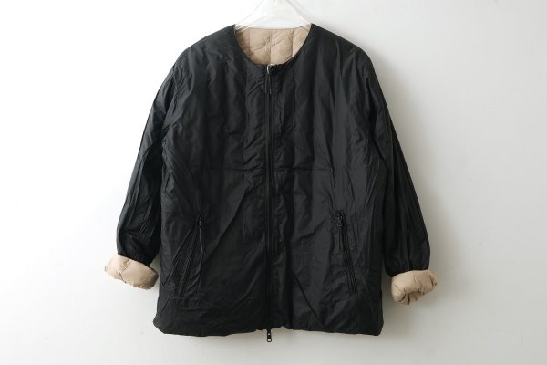 画像13: JPSP チャイナボタン ダウンジャケット (TAION-JK01JS:BG×BK) (13)