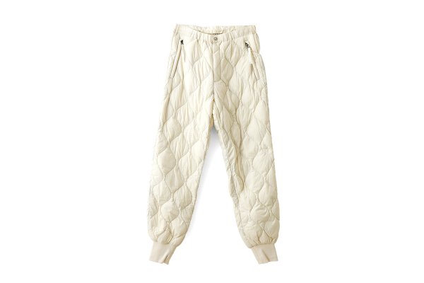画像1: ミリタリー ダウンパンツ-ソフトシェル (TAION-131LSML-1:OFWH) (1)
