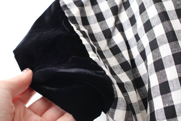 画像5: ギンガムチェック Vネックドレス (5)