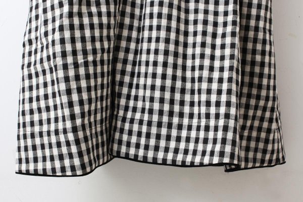 画像7: ギンガムチェック Vネックドレス (7)