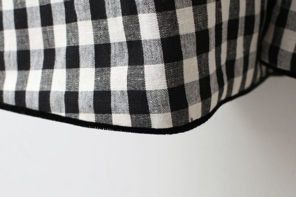 画像8: ギンガムチェック Vネックドレス (8)