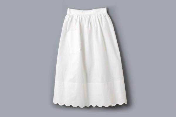 画像1: 大森伃佑子×3 ET DEMI エプロン (WH) (1)