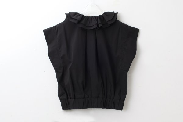 画像2: 大森伃佑子×3 ET DEMI ブラウス (BK) (2)