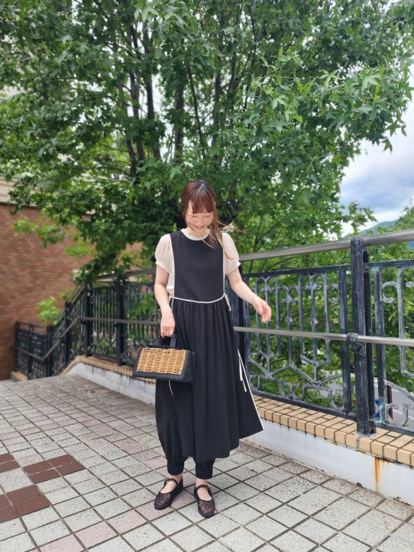 画像25: 大森伃佑子×3 ET DEMI パンツ (BK) (25)