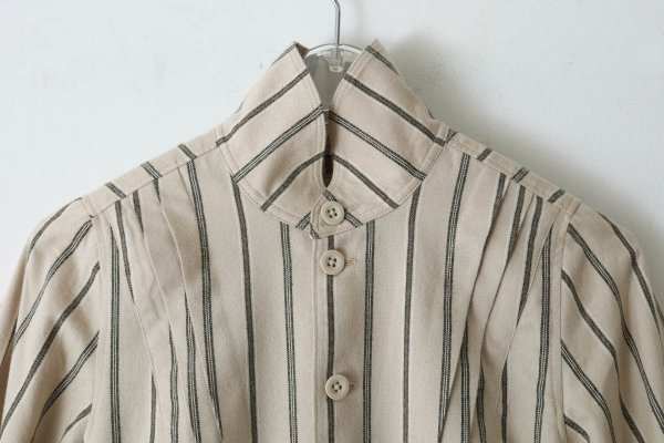 画像3: SALE‼︎15% SHAKER SHIRT O.P. Brushed Stripe (BG) (3)