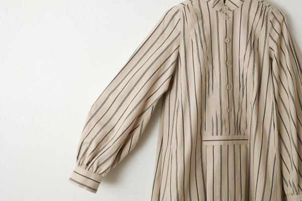 画像5: SALE‼︎15% SHAKER SHIRT O.P. Brushed Stripe (BG) (5)