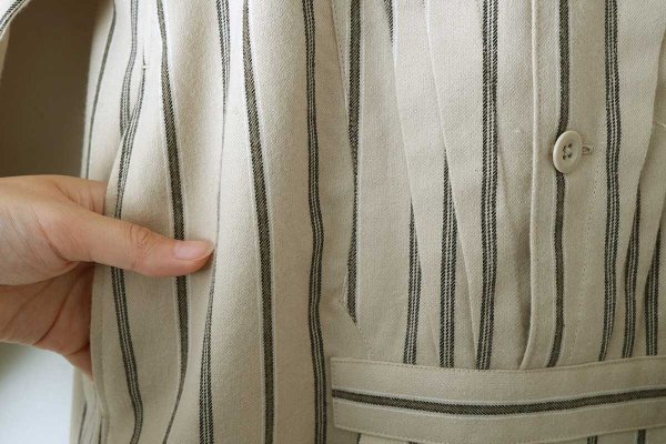 画像7: SALE‼︎15% SHAKER SHIRT O.P. Brushed Stripe (BG) (7)