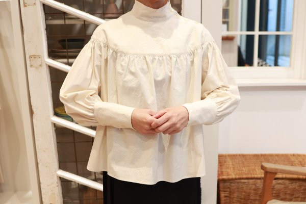 画像9: SALE20%OFF!! REFECTORY BLOUSE (BG×NTL) (9)