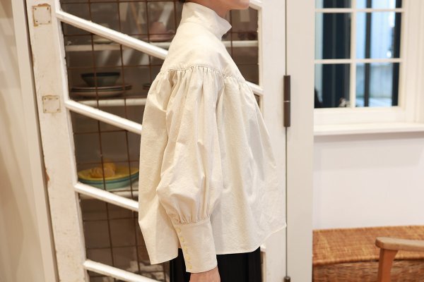 画像11: SALE20%OFF!! REFECTORY BLOUSE (BG×NTL) (11)
