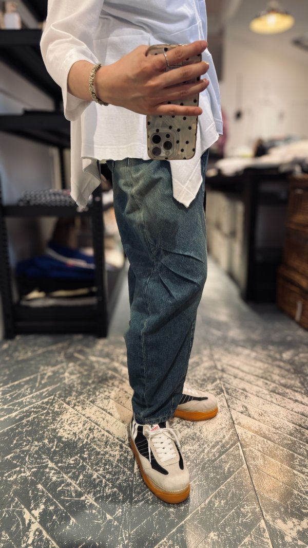 画像14: every day タックテーパードデニム DN4596 (BL) (14)