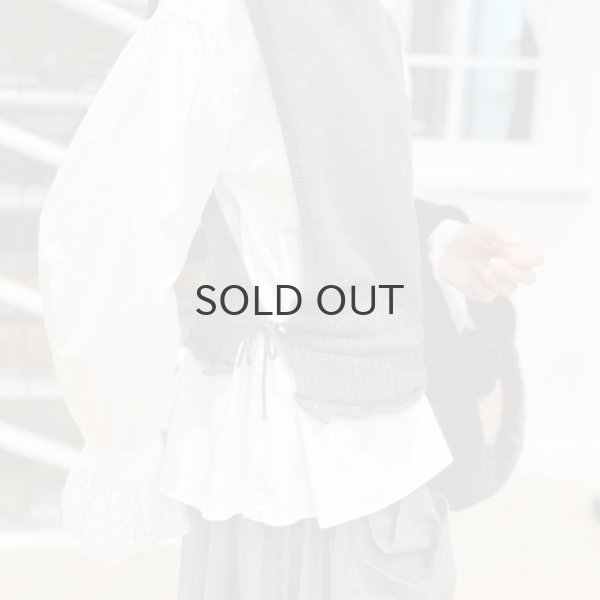 画像12: COTTON CASHMERE KNIT VEST (AU75:IV) (12)