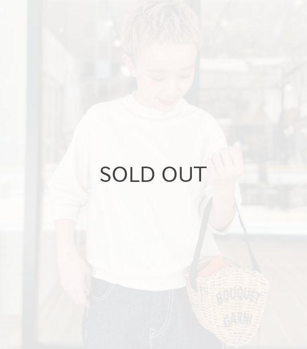 画像9:  40/2天竺 六分袖プルオーバー (6366:WH) (9)