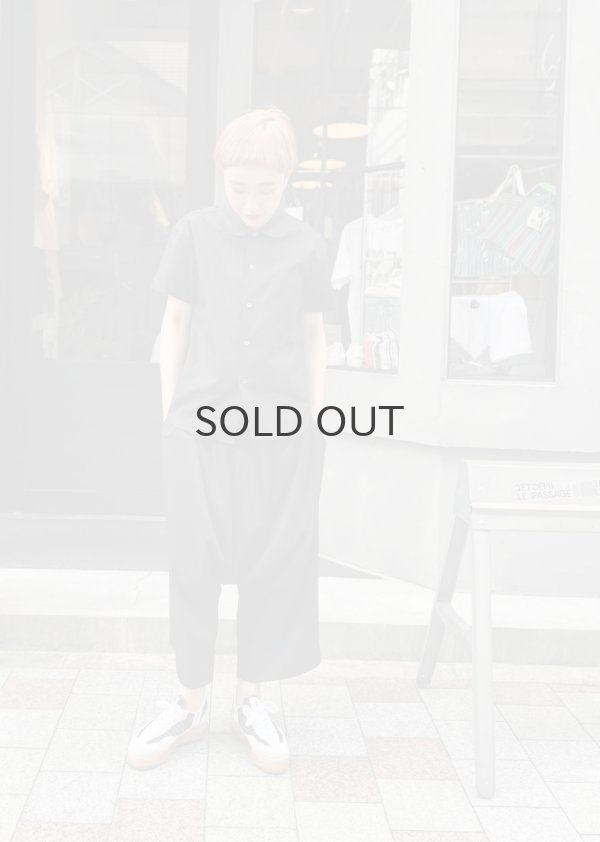 画像24: ポケット付き丸襟半袖ブラウス (WH) (24)