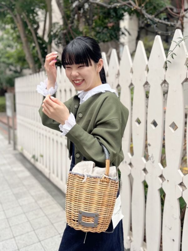 画像16: バケツ M バスケット リネンかぶせ (GY) (16)