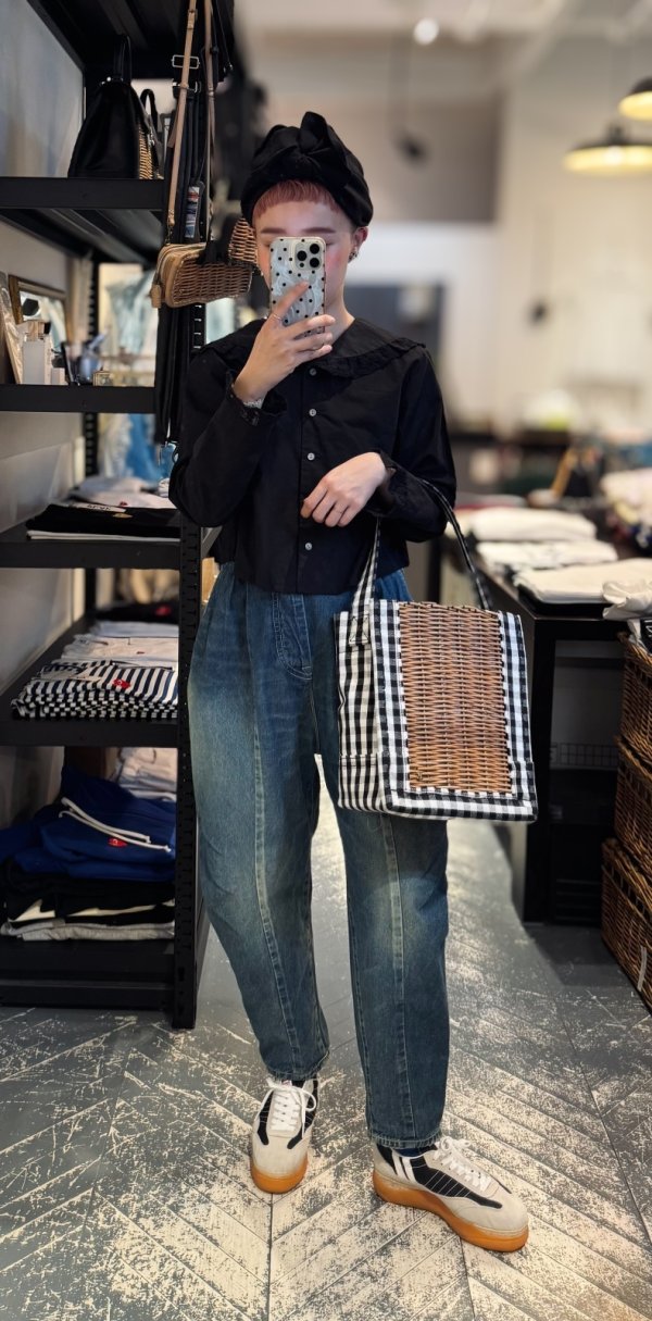 画像15: every day タックテーパードデニム DN4596 (BL) (15)