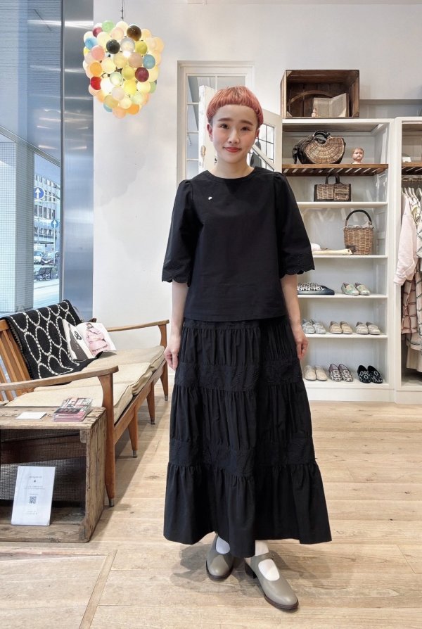 画像24: tambourine ティアードスカート (ADS5402:BK) (24)