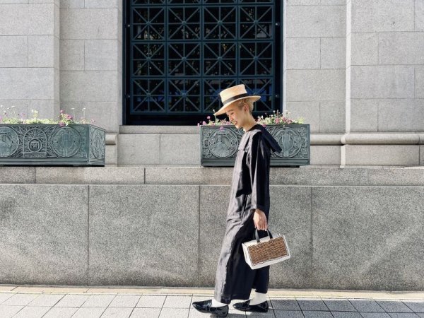 画像13: WHOLECUT STRAP PATENT (BK) (13)