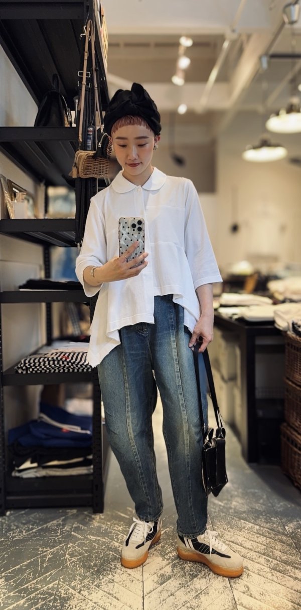 画像13: every day タックテーパードデニム DN4596 (BL) (13)