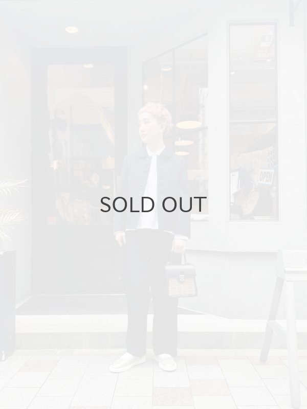 画像38: ウールギャバ 丸襟ジャケット (NV) (38)