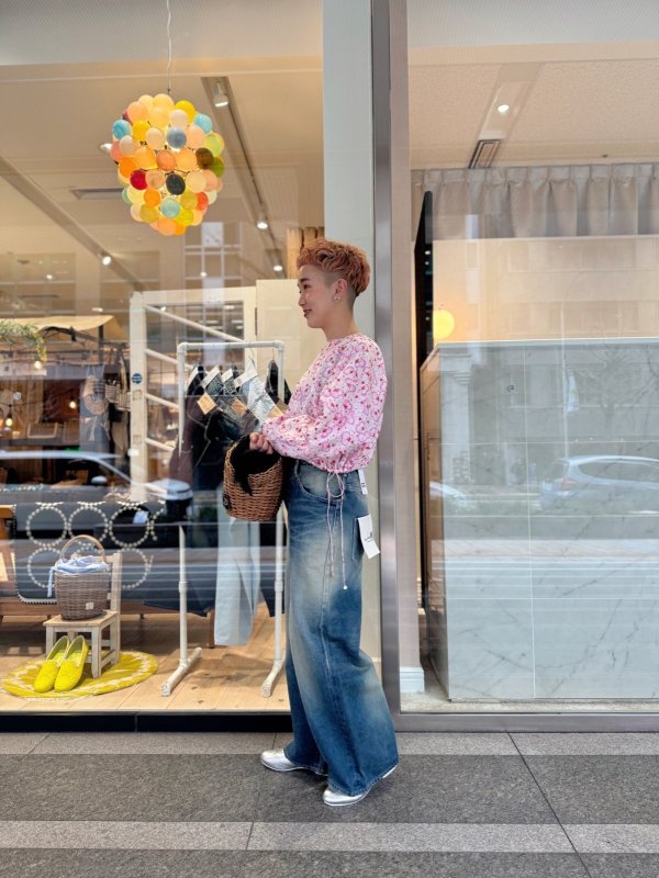 画像22: always ビッグポケットワイドデニム (DN4627:BL) (22)