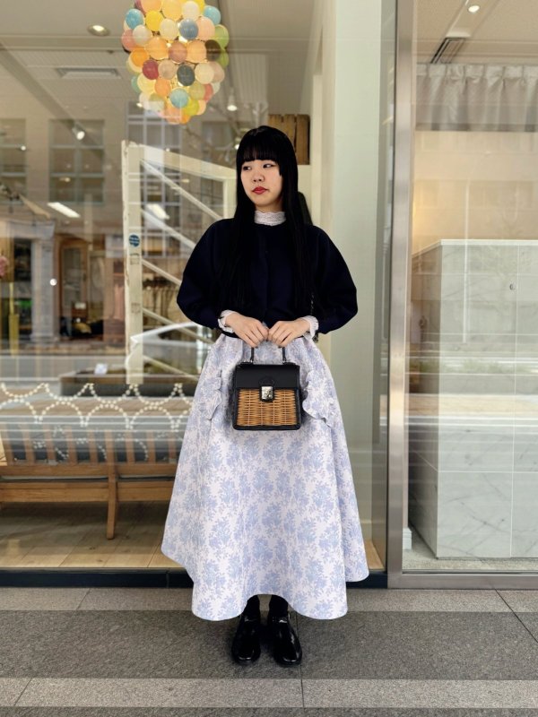 画像9: 別注!! AMOSSAミラノリブ BIGパフスリーブカーディガン (NV:17) (9)