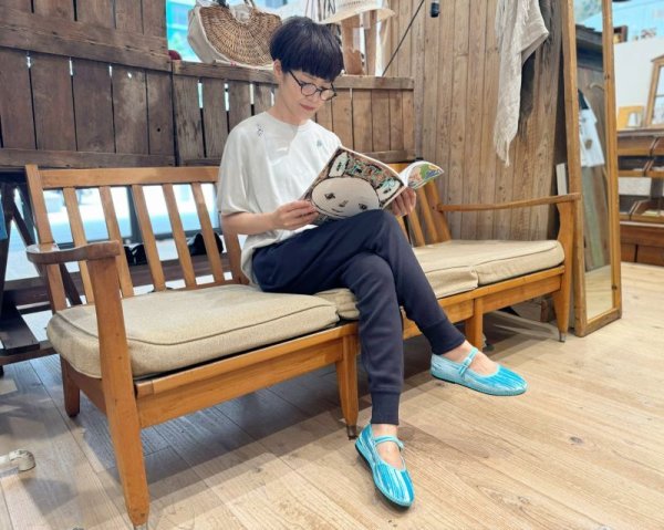 画像10: ベルベットMARYJANE (04 CHINA BLUE) (10)