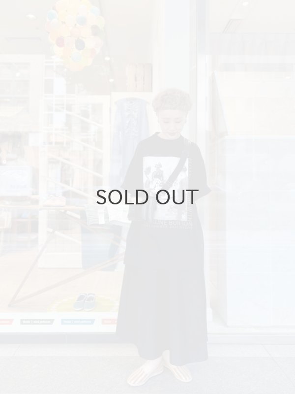 画像21: オーガニック・コットン・プリント Big T-shirt  (55508:BKGY) (21)