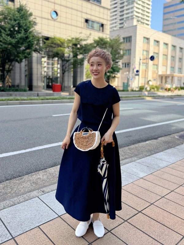 画像20: 別注!! AMOSSAミラノリブ フレアスカート (BK:20) (20)