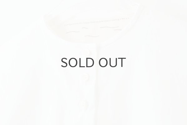 画像6: II TEN KI 高密度サテン 長袖ブラウス (WH) (6)