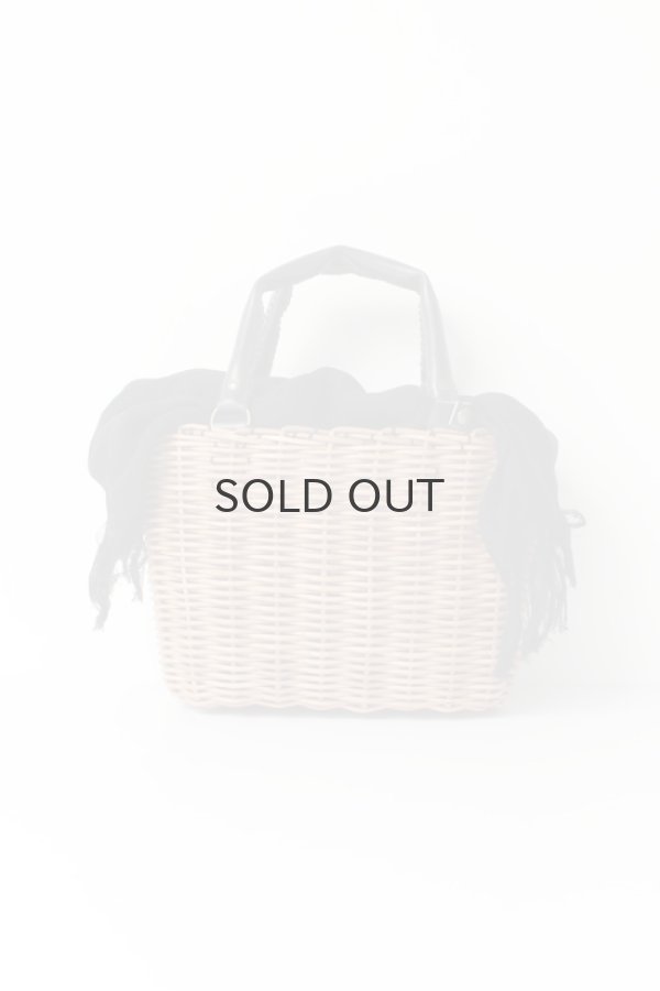 画像5: ブライドル・トート・バスケット・レザーハンドル (麻かぶせ/BK) (5)