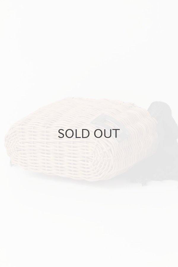 画像7: ブライドル・トート・バスケット・レザーハンドル (麻かぶせ/BK) (7)