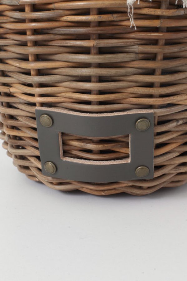 画像9: バケツ M バスケット リネンかぶせ (GY) (9)