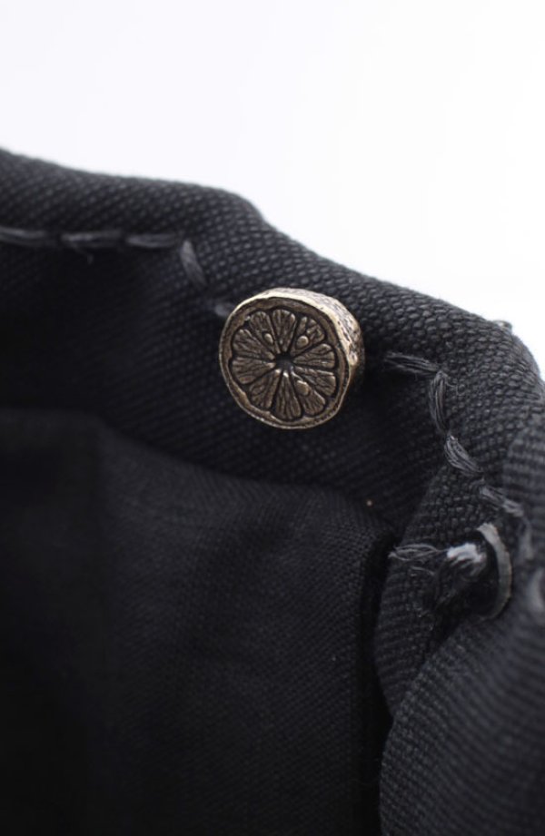 画像12: バケツ M バスケット リネンかぶせ (BK) (12)