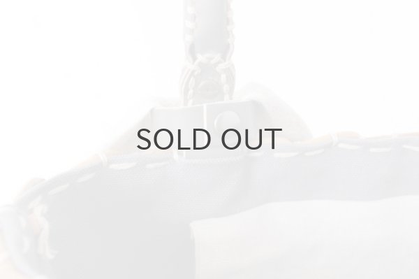 画像6: ブライドル・トート・バスケット・レザーハンドル (15604:麻かぶせ/GY) (6)