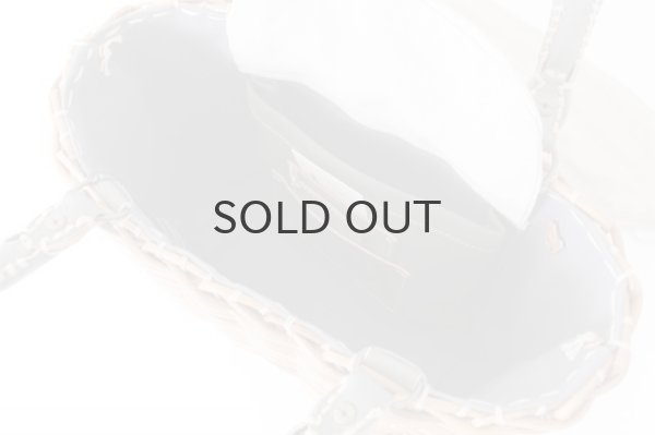 画像11: ブライドル・トート・バスケット・レザーハンドル (15604:麻かぶせ/GY) (11)