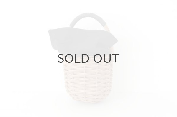 画像4: ブライドル ウィング ラウンド バスケット (BK) (4)