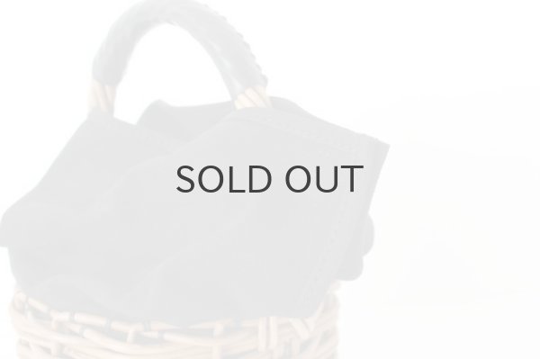 画像6: ブライドル ウィング ラウンド バスケット (BK) (6)