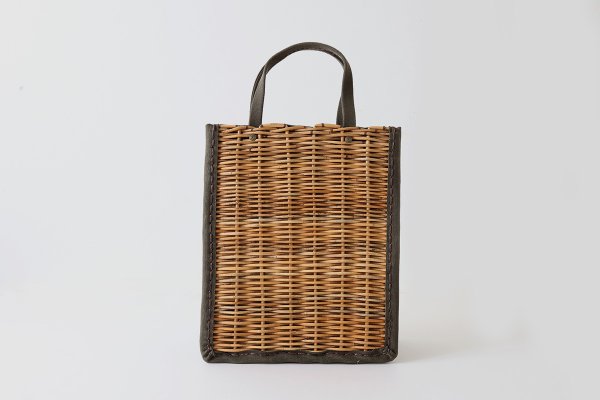 画像2: キャンバス・カゴ袋ハンド (KA) (2)
