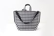 画像3: ギンガム・PVC・Y字トート (BK:16538) (3)